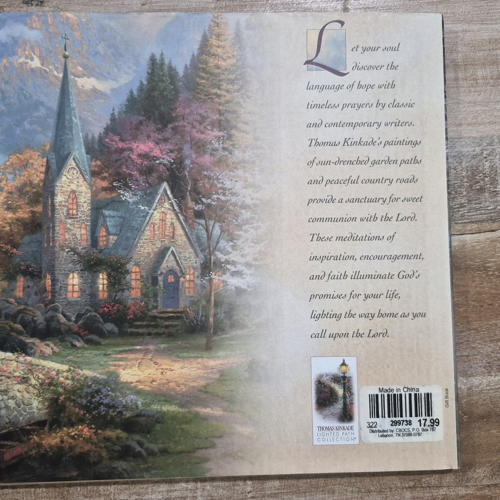 Thomas Kinkade 'Prayers of Hope and Light' with Vibrant Landscape And Candle Set - Picture 11 of 14